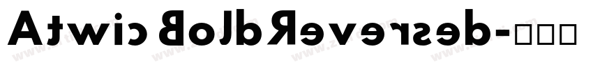 Atwic BoldReversed字体转换